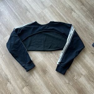 Front open workout sweater